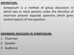 Difference Between Panel Discussion And Symposium