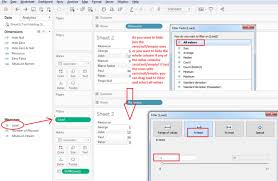 How To Hide Null Values From A Tableau Filter - Tar Solutions