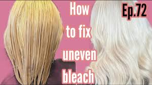 How To Fix Uneven Hair Color After Bleaching