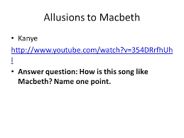 Allusions In Macbeth By William Shakespeare | Analysis, Quotes & Examples -  Lesson | Study.Com