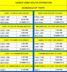 North Bus Ceres Schedule - Schedules Philippines