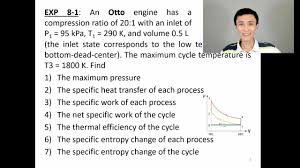 An Ideal Otto Cycle Has A Compression Ratio Of 10.5, Takes I | Quizlet