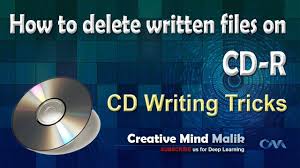 How To Delete Written Files On Cd-R (Cd Writing Tricks) - Youtube